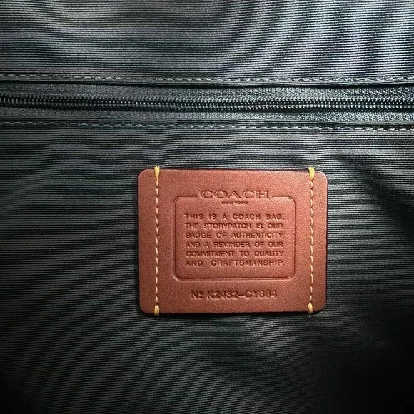 Coach Laurel Large Shoulder/Crossbody Bag Sage Soft Pebble Leather NWT CY684 - Picture 9 of 12